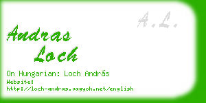 andras loch business card